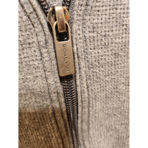 Michael Kors Women's Gray Full-Zip Jacket Size M - Picture 4 of 8